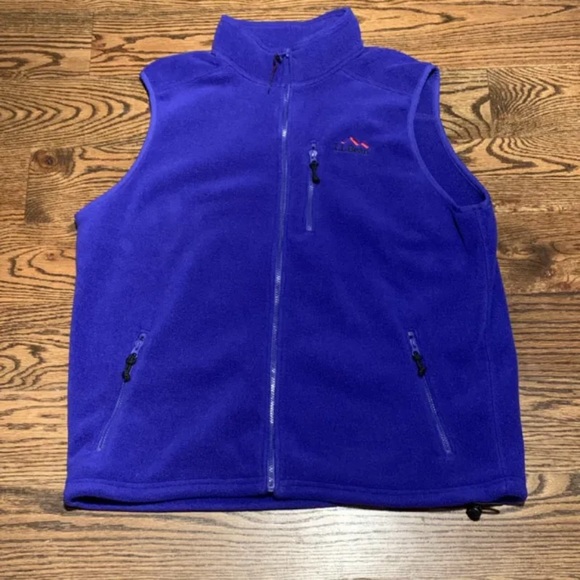 L.L. Bean Other - Vintage LL Bean Outdoors Fleece Vest Adult Size L Large Made in USA Vtg 80s 90s
